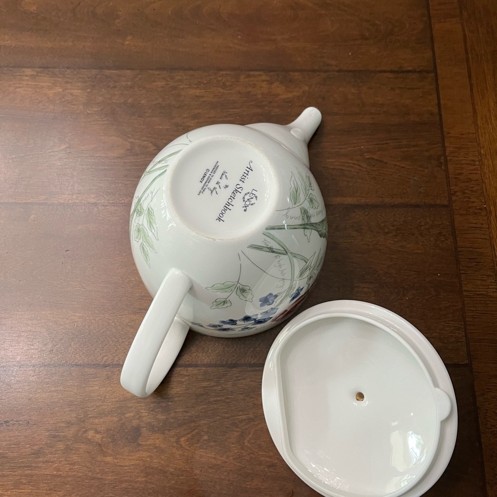 Lenox artist sketchbook tea pot , brand new never used. - Picture 2 of 7